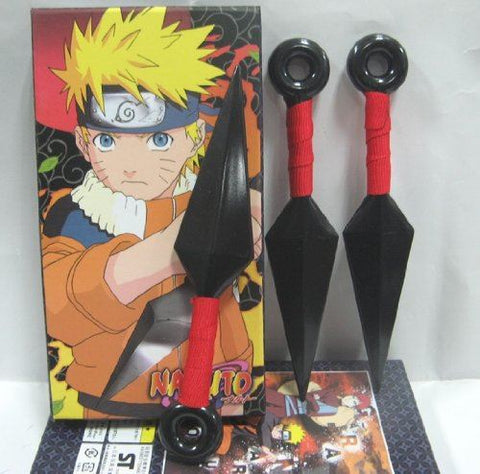 Naruto 3 pc mini 6" plastic Cosplay Kunai