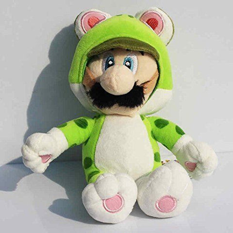 Super Mario 3D World Luigi Cat Neko Green 7 Inch Toddler Stuffed Plush Kids Toys