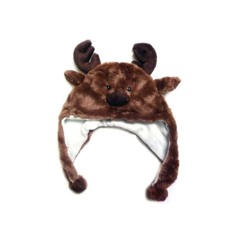 Cosplay Costume: Fleece Aviator Costume Hat – Reindeer
