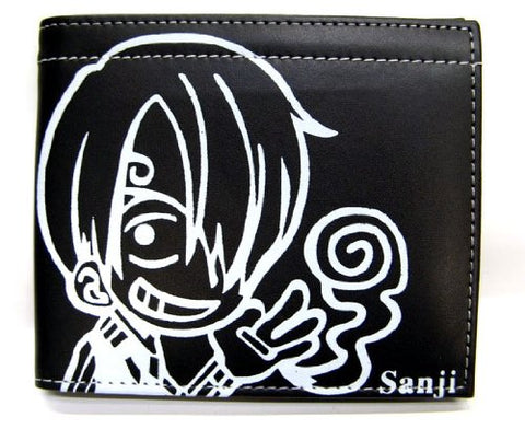 One Piece: Chibi Sanji Black Wallet