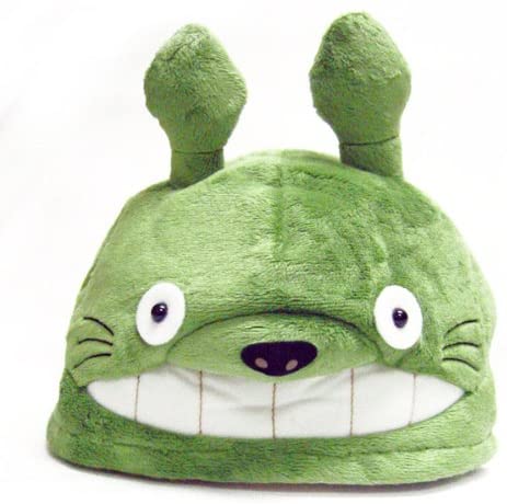 Totoro: Smiles Green Totoro Costume Hat - Adult size