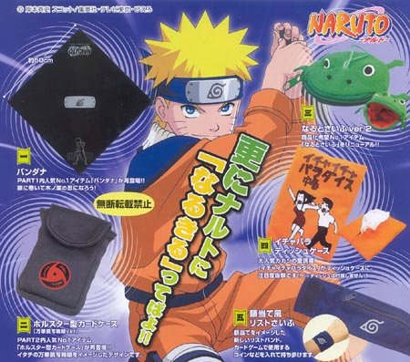 Naruto Narukiri (Cosplay Accessories) Gashapon Part 3 (Set of 5)