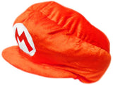 Mario Bro: Plush Cosplay Costume Red Mario Hat Accessory