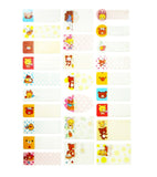 Japanese Fun: Rilakkuma Mini Glossy Personalized Sticker Labels - Approx. 26 per Sheet (Random Pick)