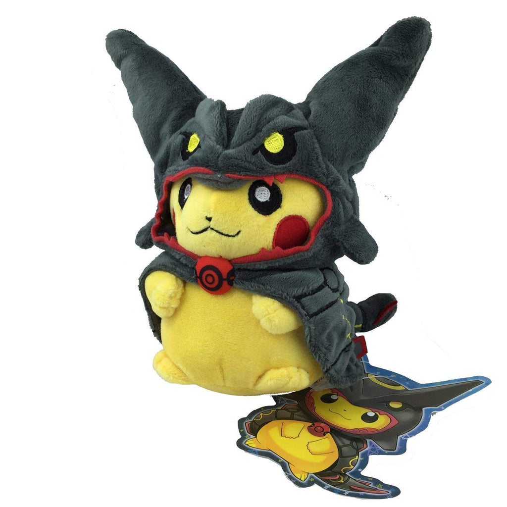 Shiny Black Rayquaza Poncho Pikachu Pokemon 2016 Skytree Town Grand Op –  PlushieMall