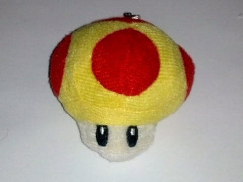 Super Mario Bro. MEGA Mushroom Plush Keychain