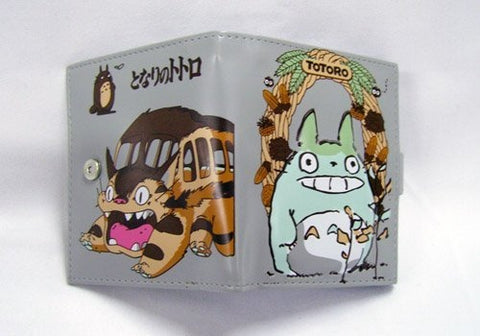 Totoro: Small Brown Classic Totoro Cat Bus Wallet