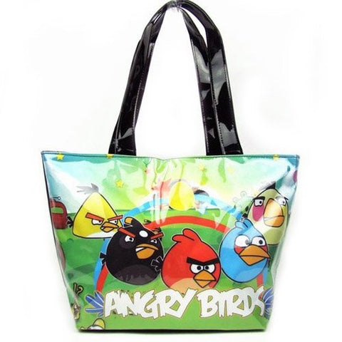 Angry Birds: Bright Green Vinyl Purse Bag