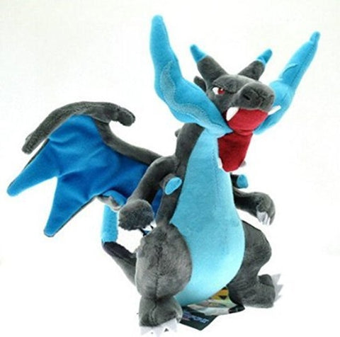 Mega Charizard X Pokemon Plush Stuffed Toy 