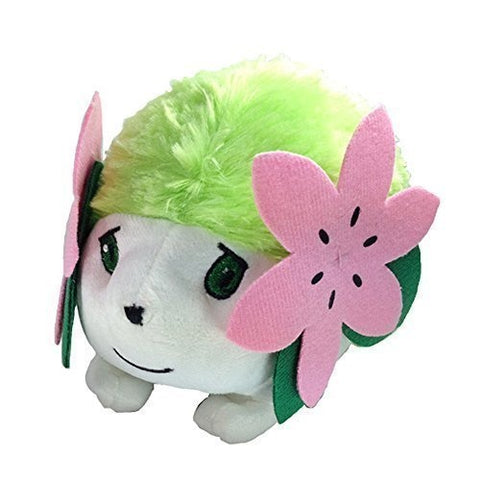 Pokemon Character Shaymin Plush Toy Green Fluffy Stuffed Animal Figure 9"
